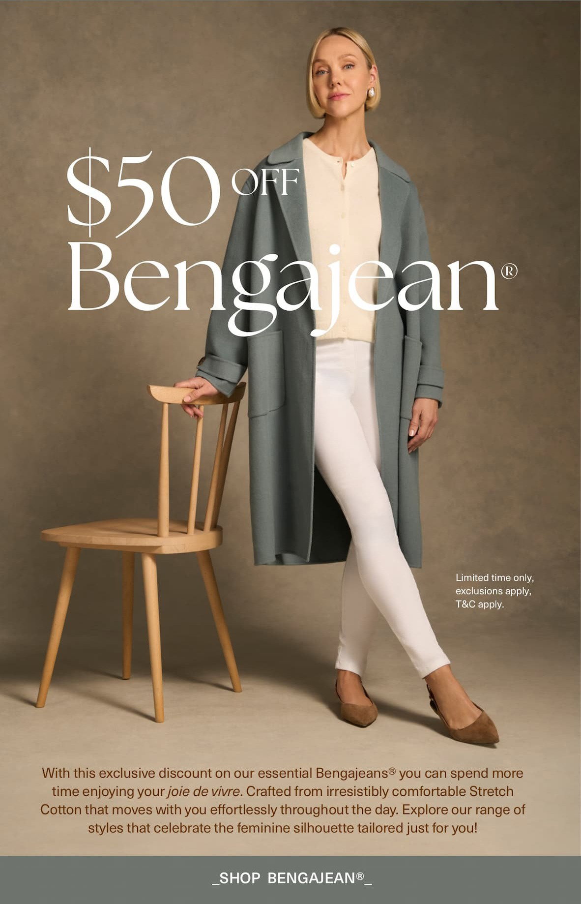 $50 off Full-Price Bengajean