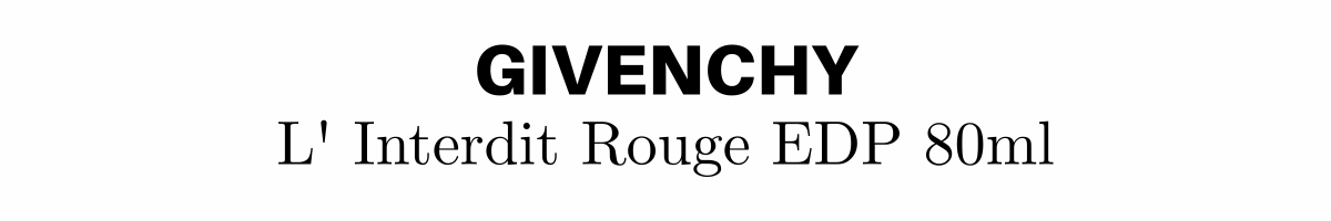 Givenchy L' Interdit Rouge EDP 80ml