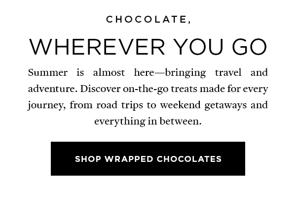 CHOCOLATE, WHEREVER YOU GO SHOPPED WRAPPED CHOCOLATES>