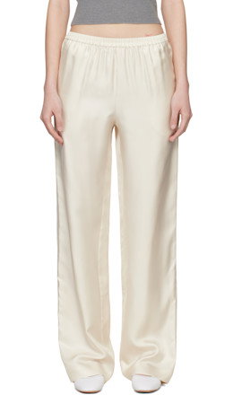 Off-White Alera LDS Silk Twill Trousers - Loulou de Saison