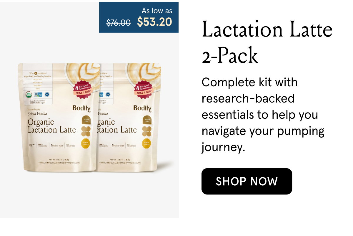Lactation Latte 2-Pack | As low as $53.20