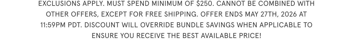 Exclusions apply