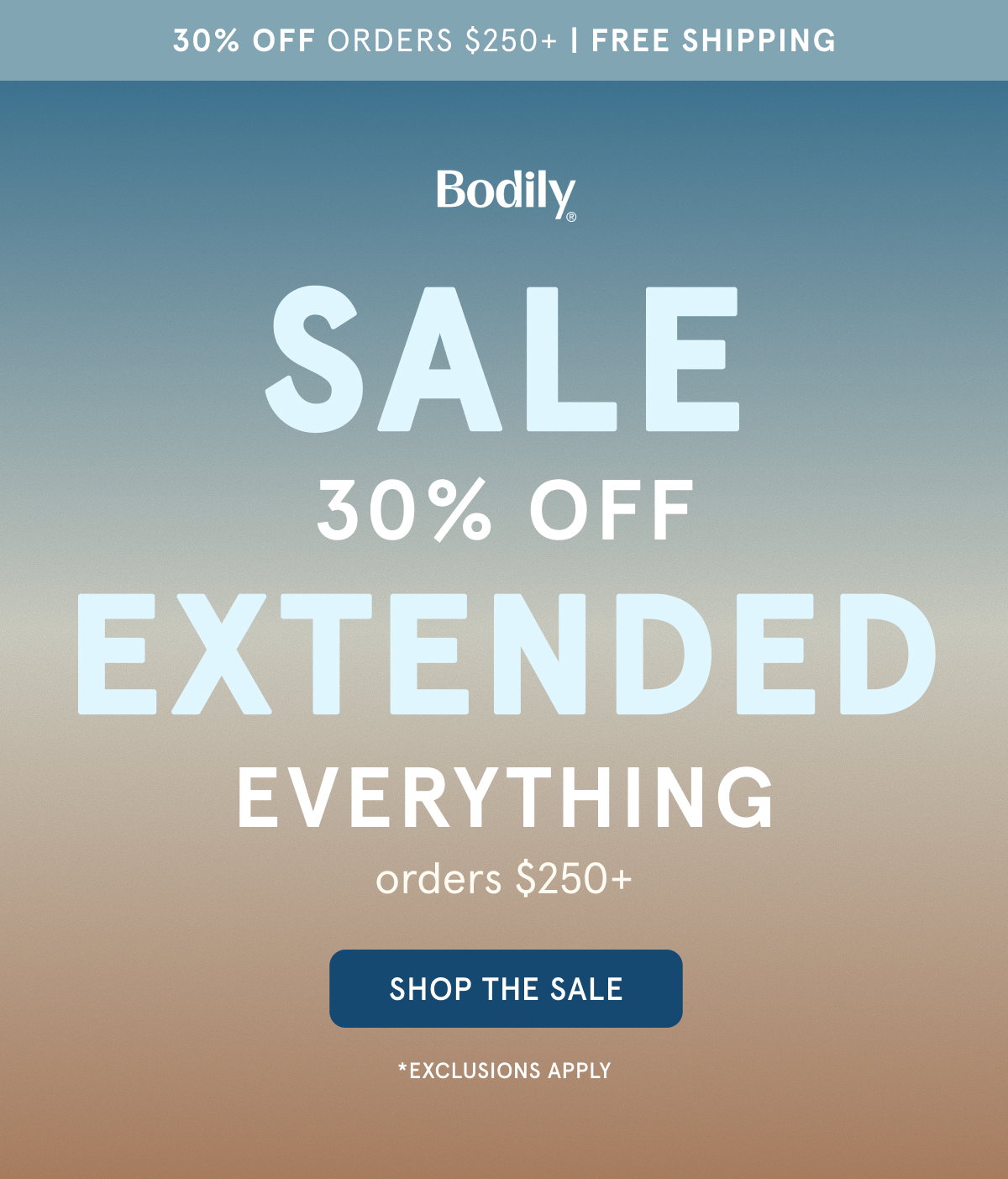 Sale Extended | 30% off $250+