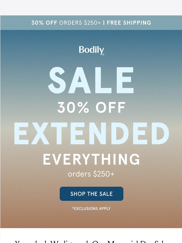 Memorial Day Sale Extended!