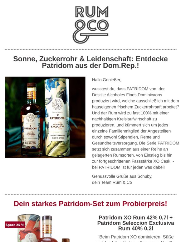 Sonne, Zuckerrohr & Leidenschaft: Entdecke Patridom aus der Dom.Rep.!