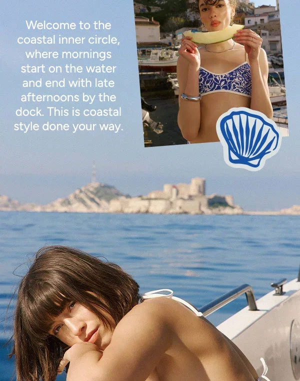 Welcome to the coastal inner circle, where mornings start on the water and end with late afternoons by the dock.