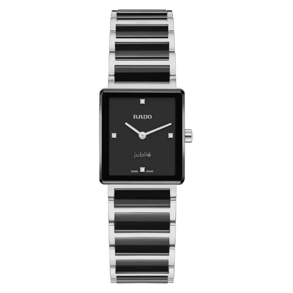 Rado Integral 31.5mm Black Dial Ceramic & Steel Bracelet Watch