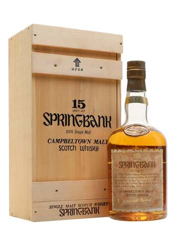 Springbank 15 Year Old / Dumpy Bottle / Bot.1980s