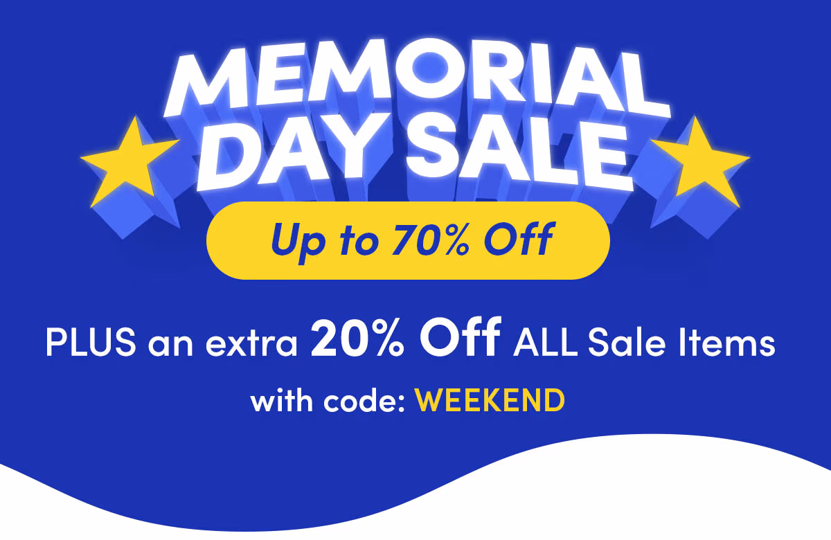 Extra 20% Off all sale items | Use code WEEKEND