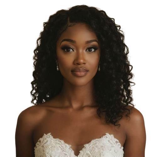 Wear And Go Wig Short Curly Bob Wig Side Part Lace Glueless Human Hair Wigs