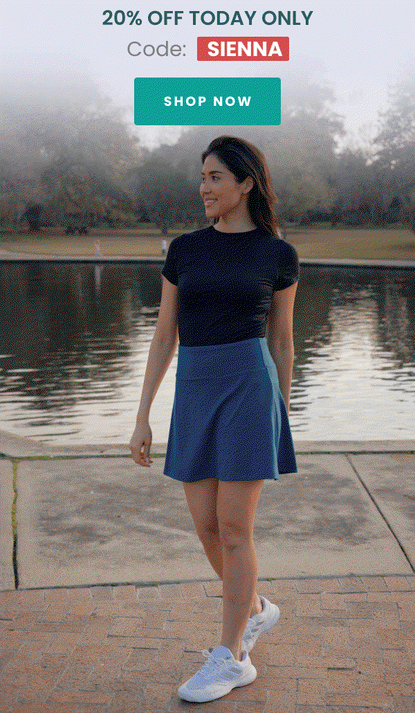 20% OFF TODAY ONLY Code: SIENNA  SHOP NOW