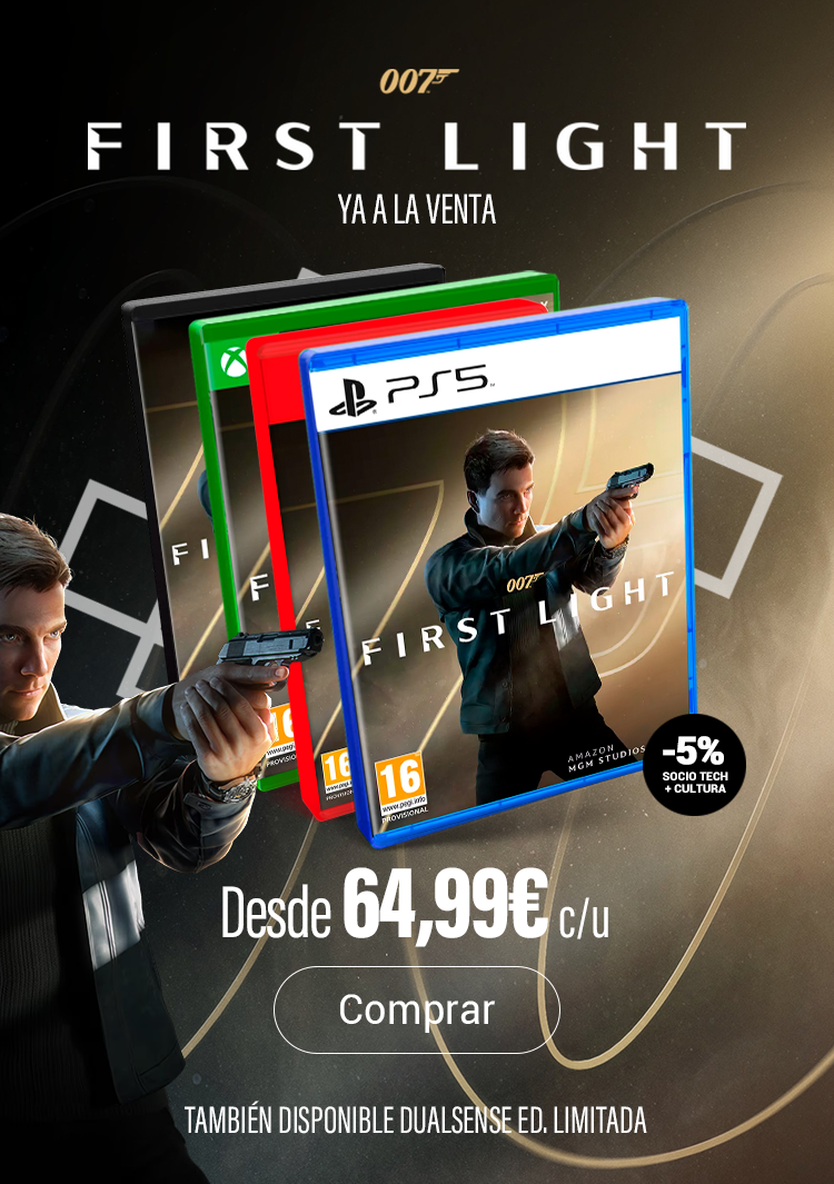007 First Light También disponible Dualsense Ed. Limitada