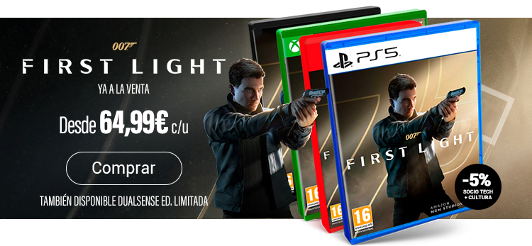 007 First Light También disponible Dualsense Ed. Limitada
