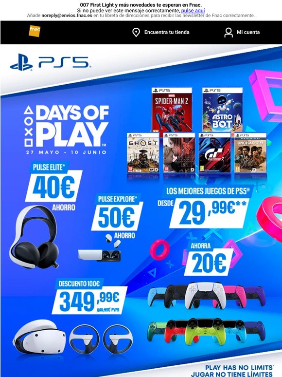 Mucho calor, mucho vicio ¡arranca Days of Play!