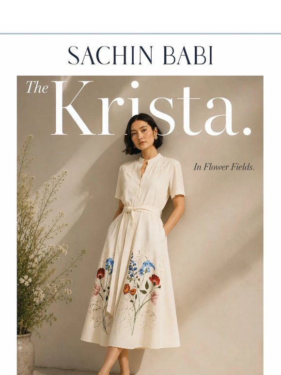 The Krista Is A Modern Expression Of Timeless Dressing.
