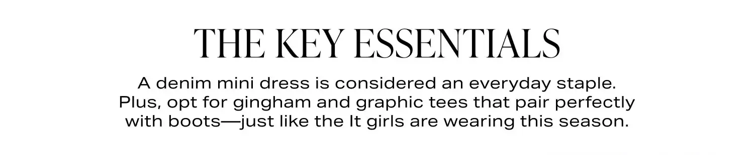 Shop The Key Essentials