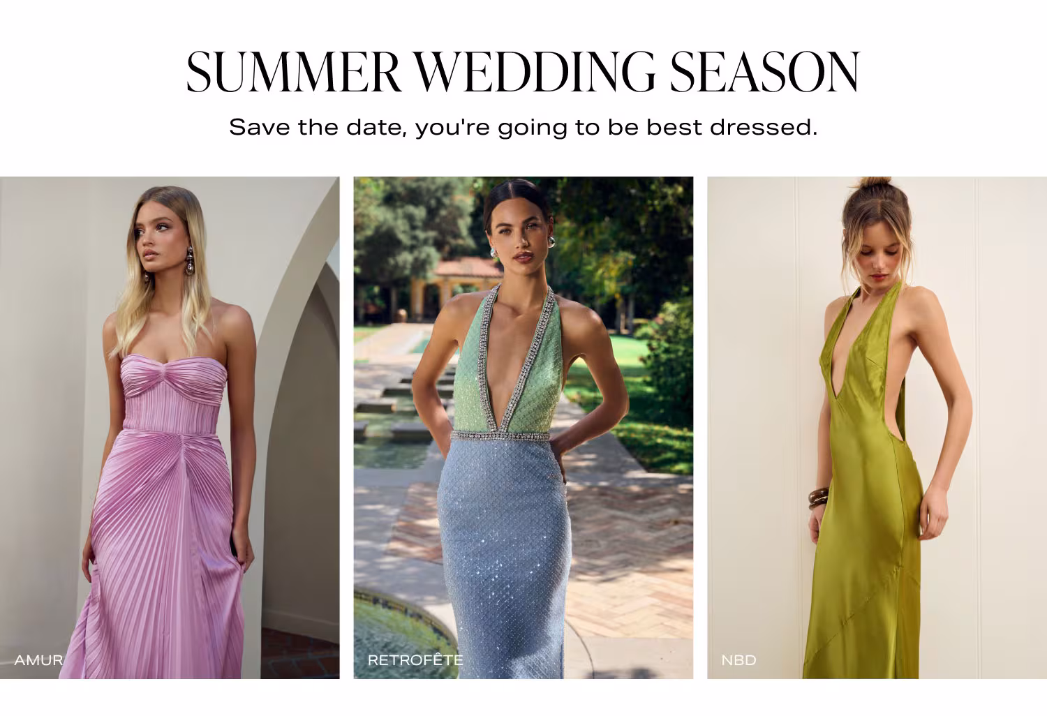 Shop Summer Wedding Season