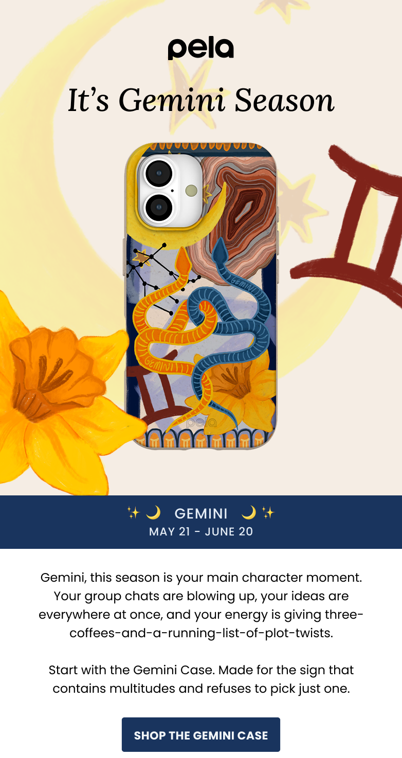 pela. It's Gemini Season. May 21 to June 20. 