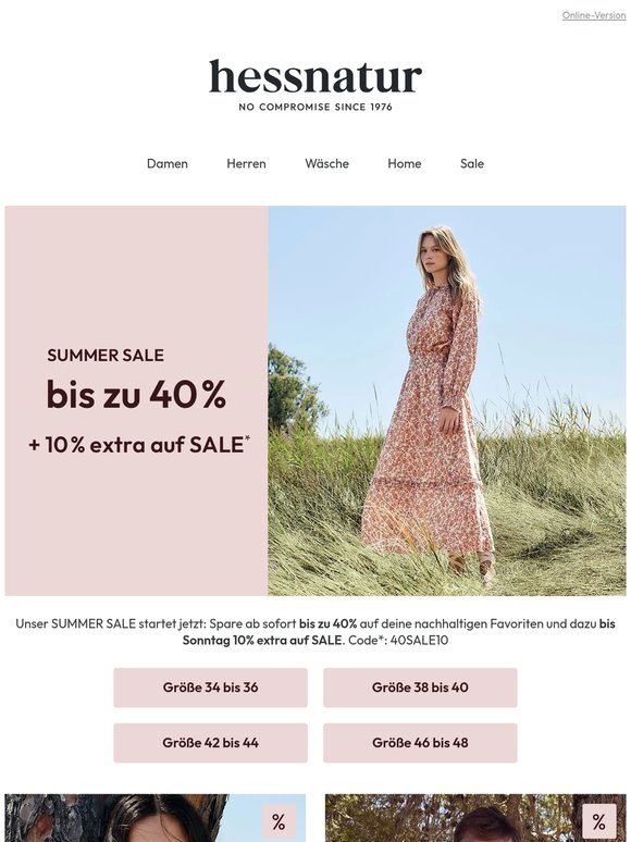 ⏰ Der SALE ist eröffnet: Bis zu 40% + 10% extra