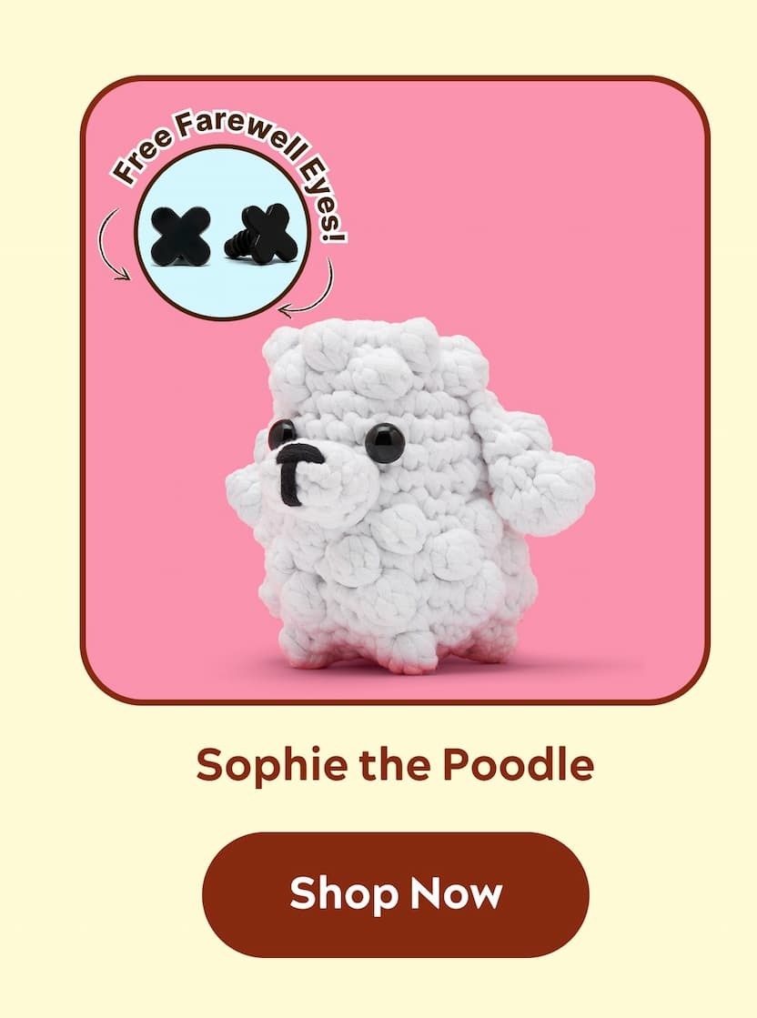 Sophie the Poodle Crochet Kit