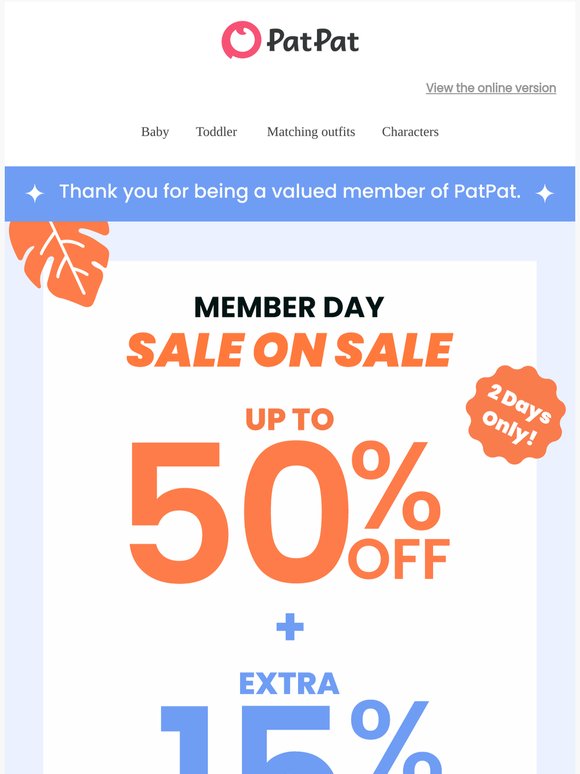 APPROVED: Member Day Starts for You Now