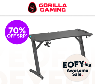 Gorilla Gaming RGB Gaming Desk (120 x 60cm) Product Image