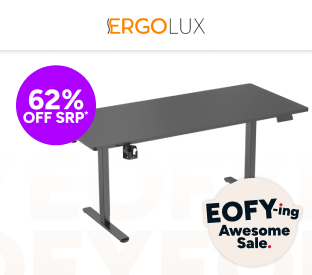 Ergolux Electric Dual Motor Standing Desk 180 x 80cm Product Image
