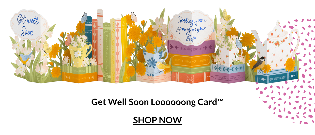 Get Well Soon Loooooong Card.