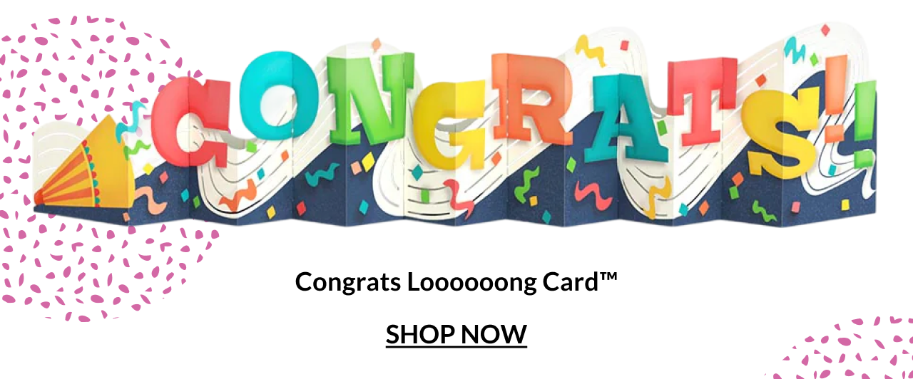 Congrats Loooooong Card.