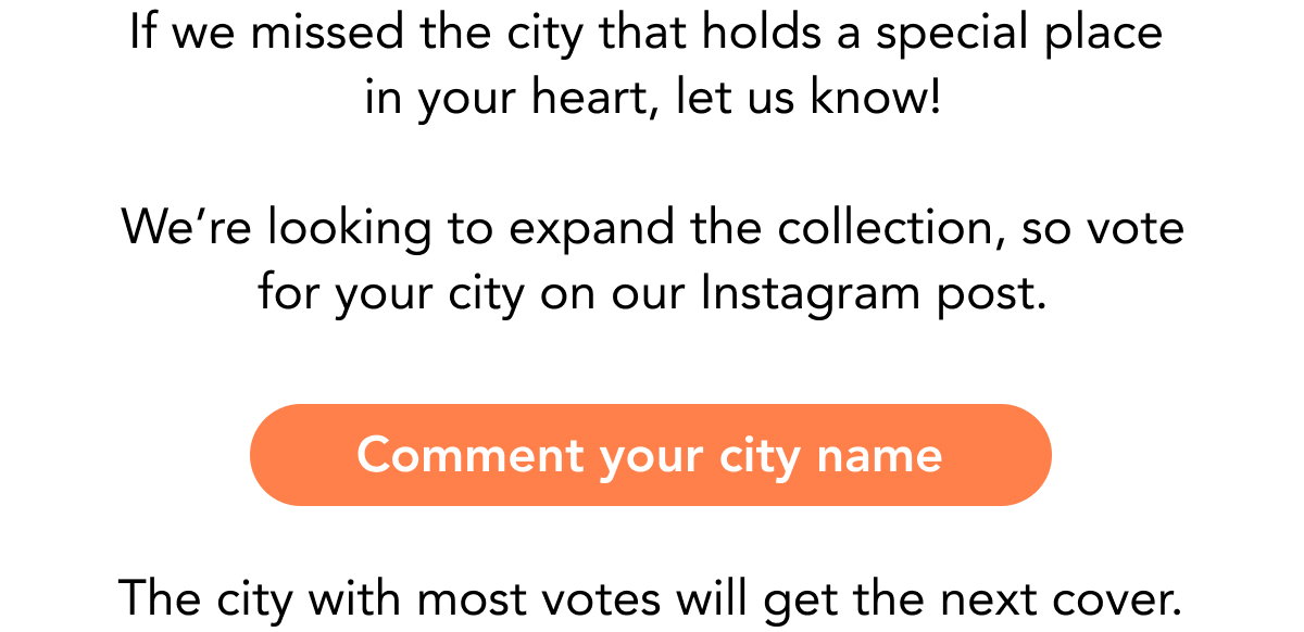 Vote your city!