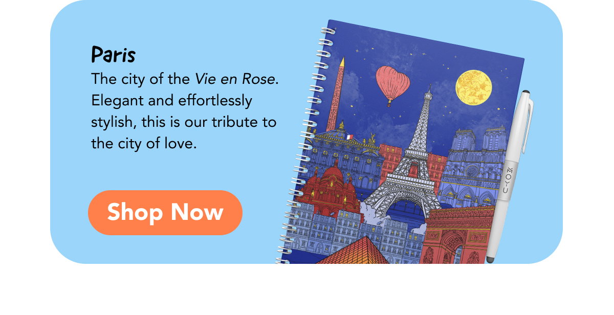 Paris City Edition A5 cover