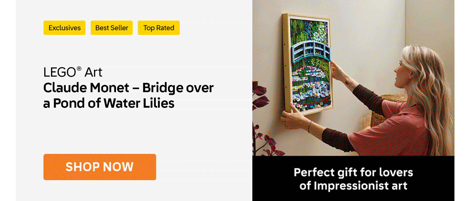 LEGO® Art Claude Monet – Bridge over a Pond of Water Lilies
