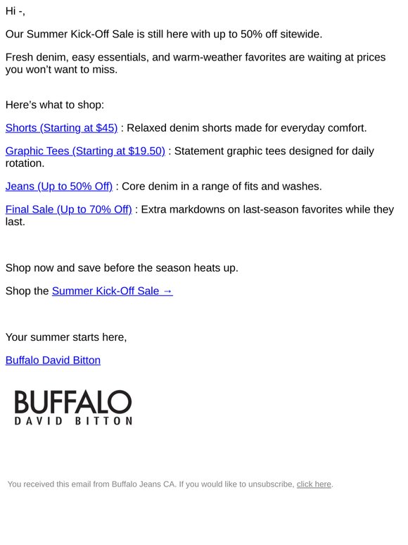 Summer Starts with up to 50% Off!