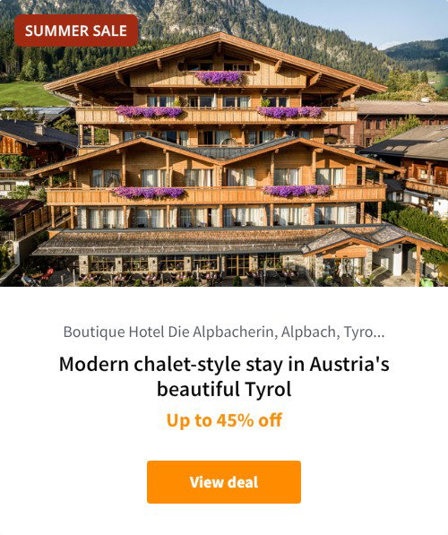 Modern chalet-style stay in Austria's beautiful Tyrol