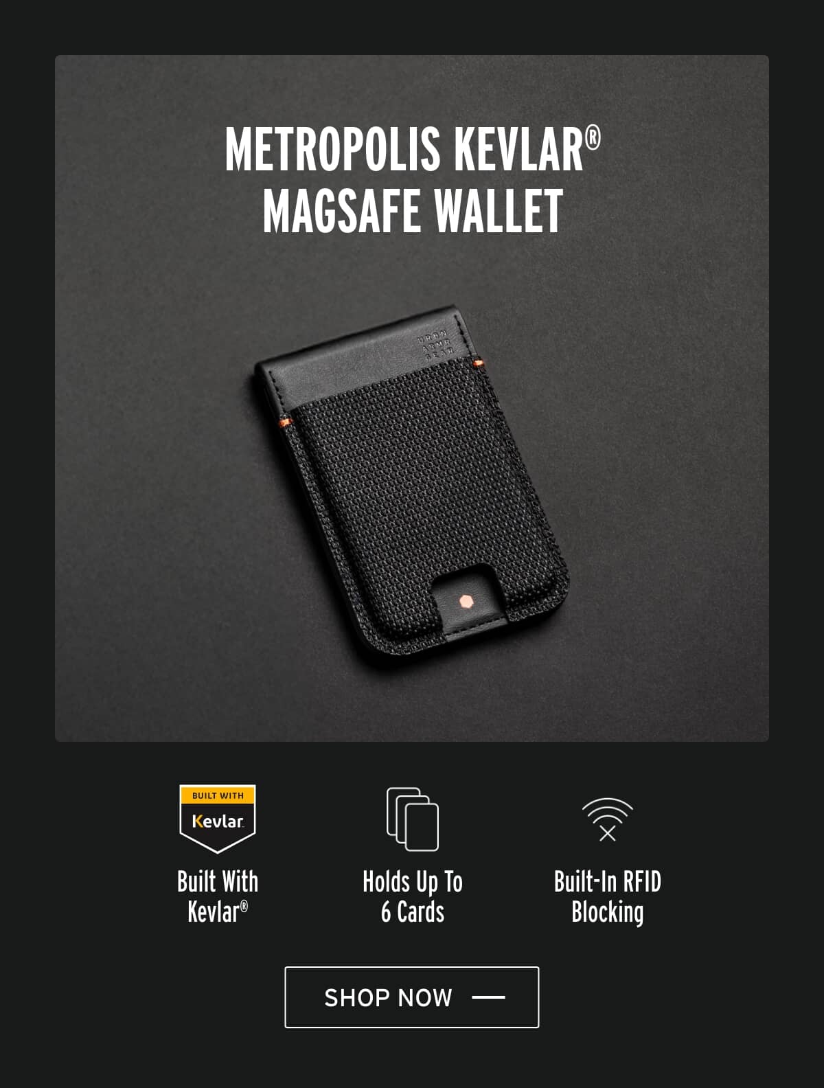 Urban Armor Gear: Metropolis MagSafe Wallet