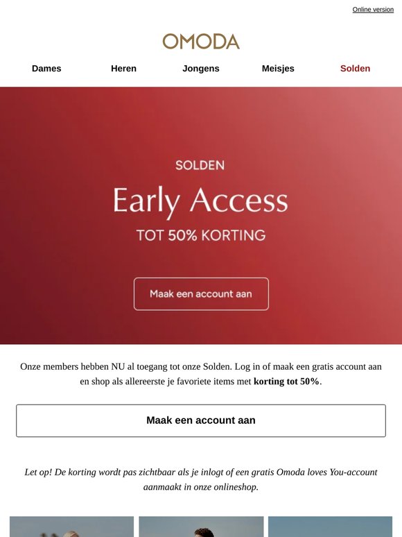 Early Access is gestart! Tot 50% korting ❤️