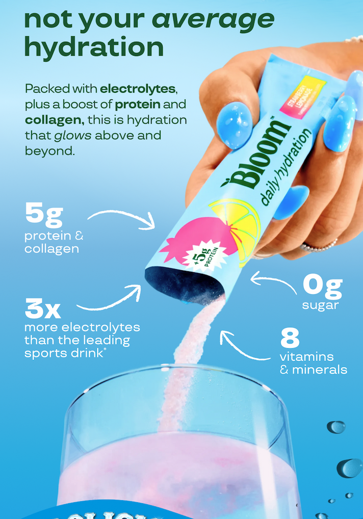 New Daily Hydration - the better replenisher with 5g of protein