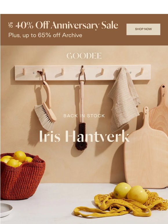 Back in from Iris Hantverk