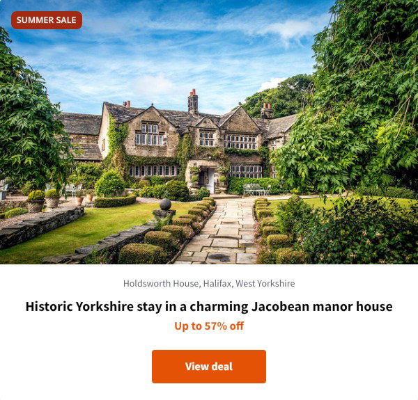 Historic Yorkshire stay in a charming Jacobean manor house