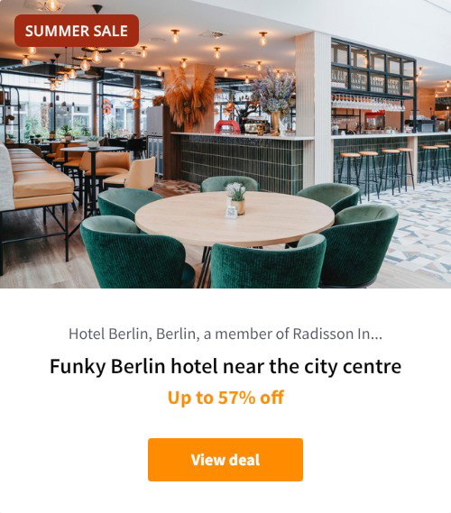 Funky Berlin hotel near the city centre
