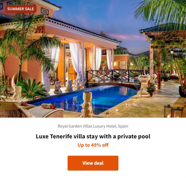 Luxe Tenerife villa stay with a private pool