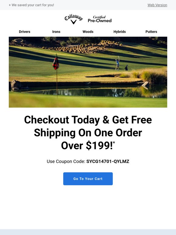 Free Ground Shipping On Your Next Order