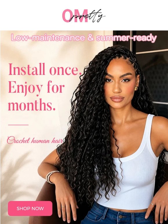$70 Low-maintenance summer hair!