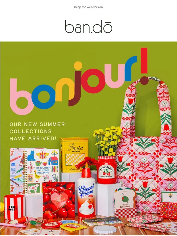Our new summer collection is HERE! 🍒