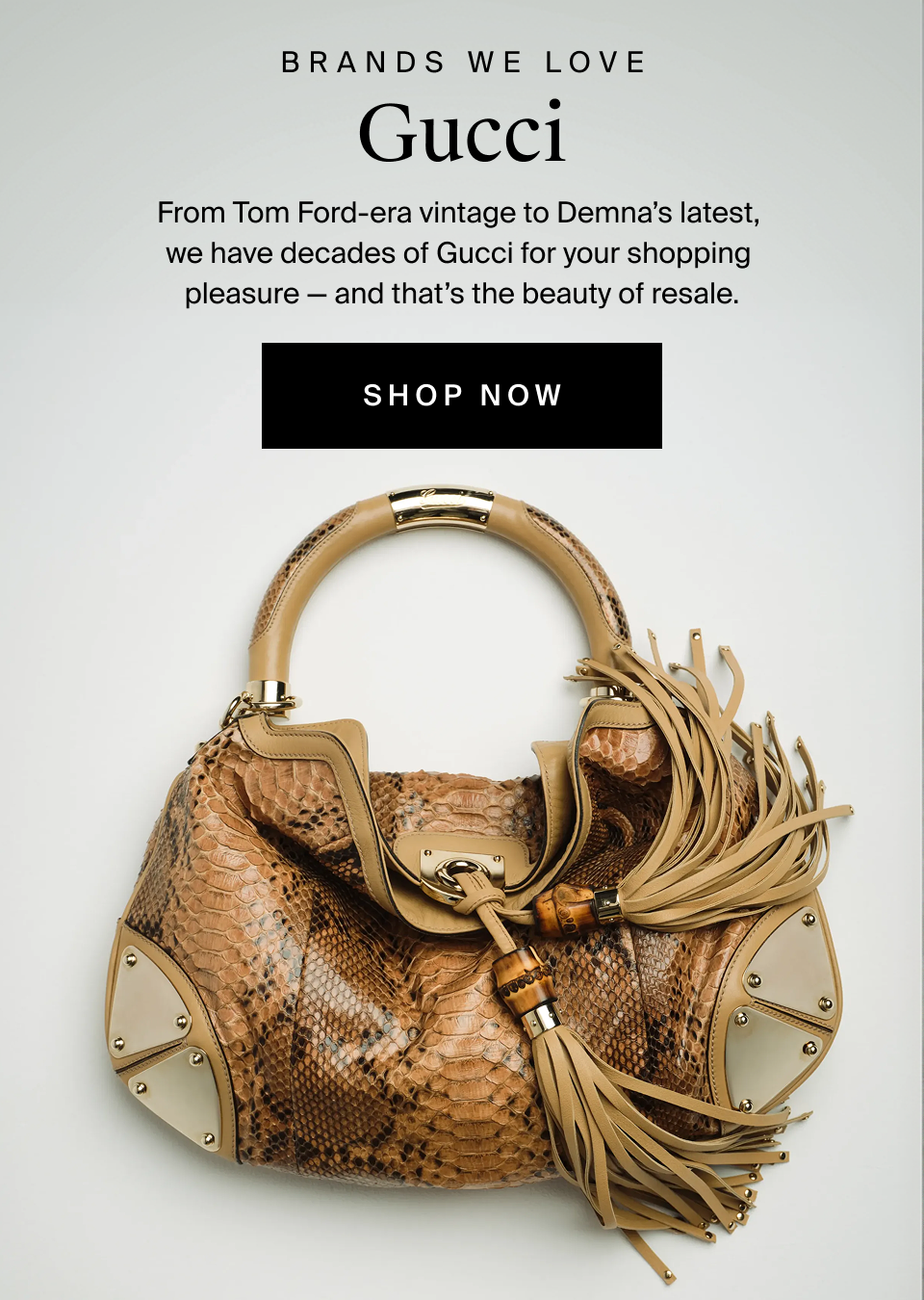 Brands We Love, Gucci