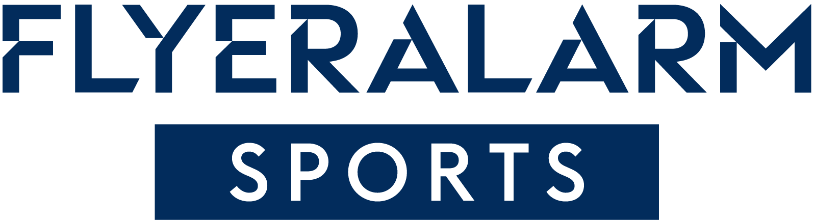 Auf diesem Bild ist das FLYERALARM Sports LOGO zu sehen.