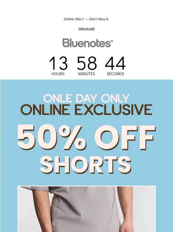 TODAY ONLY: 50% OFF Shorts ⚠️