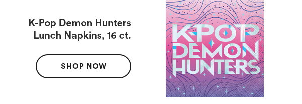 K-Pop Demon Hunters Lunch Napkins, 16 ct. Shop Now