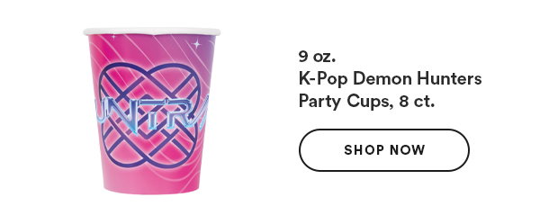 9 0z. K-Pop Demon Hunters Party Cups, 8 ct Shop Now
