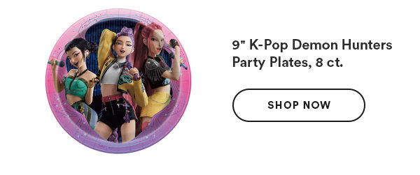 9 K-Pop Demon Hunters Party Plates, 8 ct. Shop Now